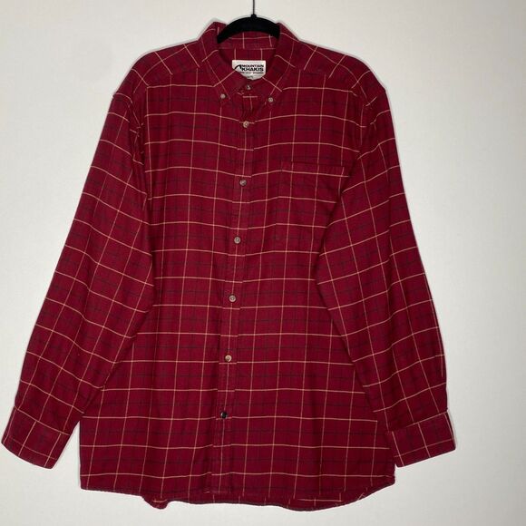 Mountain Khakis Downtown Flannel Shirt Relaxed Fit Plaid Men's Size Large - Picture 1 of 10